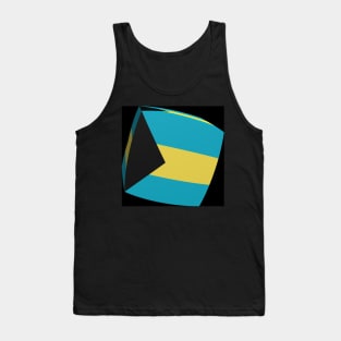 Bahamas Flag cubed. Tank Top